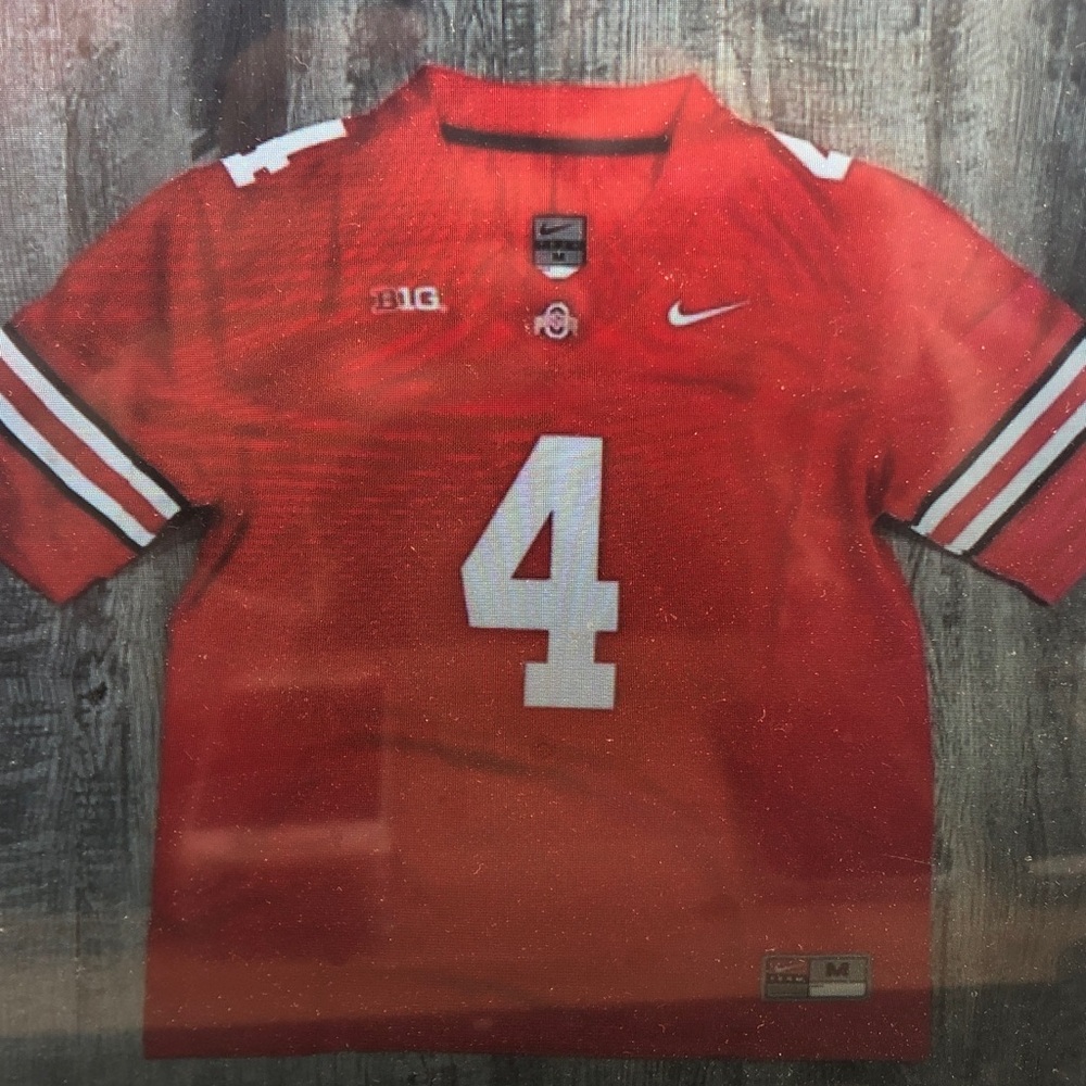 😙Jeremiah Smith Red Stitched Jersey Vapor🥳